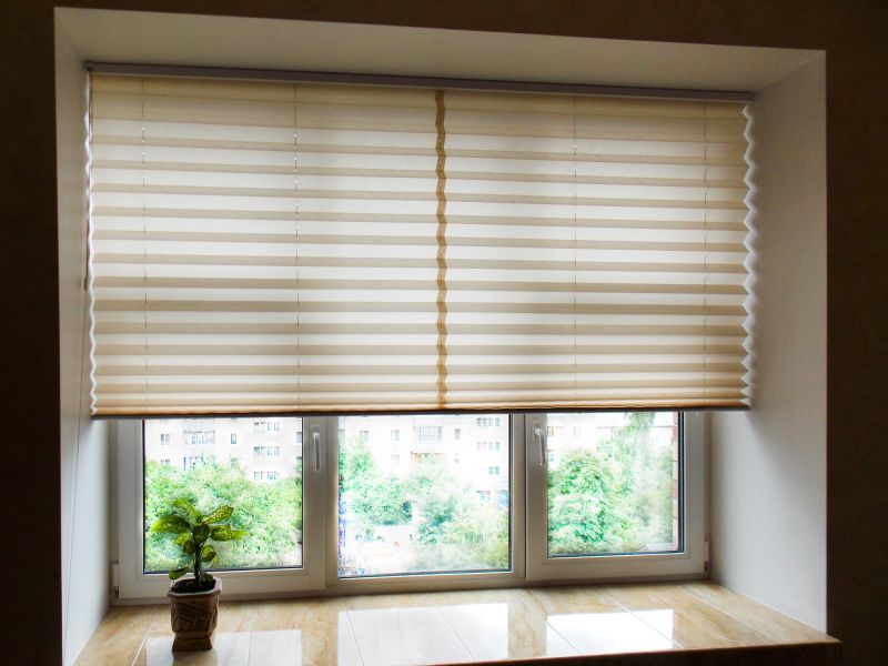 Roman Shade Hanging in Longmont, CO