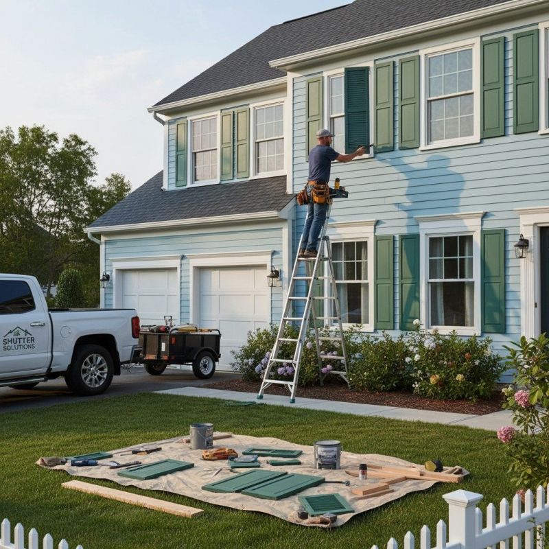 Shutter Reattachment in Overland Park, KS